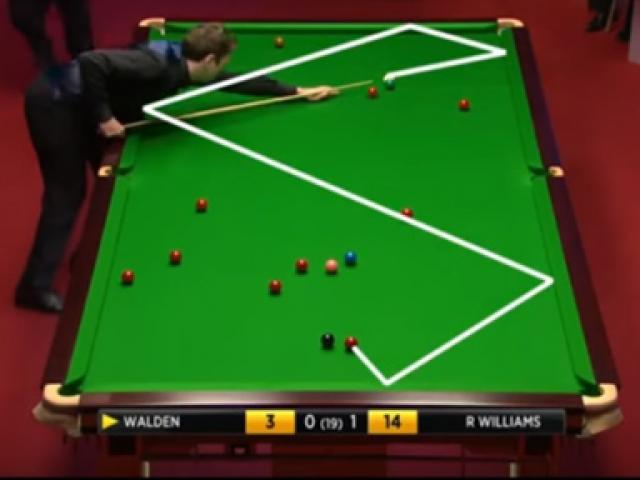 Thể thao - Bi-a: Pha "chạy bi" 4 băng trúng đích siêu tưởng