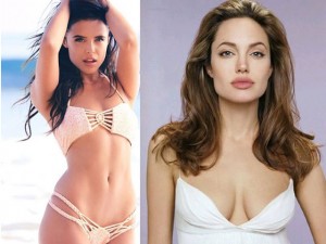 Làm đẹp - Người mẫu 21 tuổi &quot;gây sốt&quot; vì đẹp như Angelina Jolie