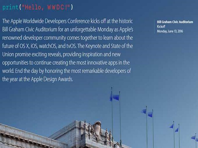 Thời trang Hi-tech - Apple công bố thời gian diễn ra Hội nghị WWDC rất &quot;dí dỏm&quot;