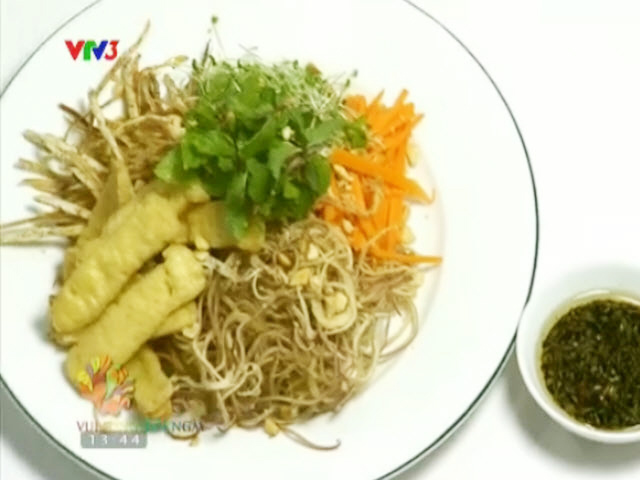 Ẩm thực - Gỏi bắp chuối khoai môn giòn tan, thanh đạm