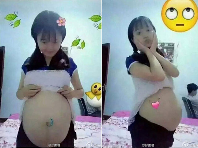 Bạn trẻ - Cuộc sống - Trung Quốc: Nữ sinh cấp 3 bị ném đá vì khoe bụng bầu