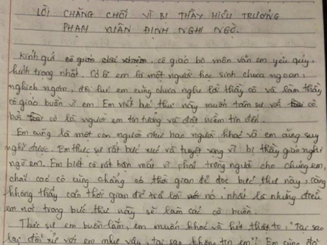 Giáo dục - du học - Trường có 3 HS bị đuổi học từng có nữ sinh viết tâm thư đòi tự tử