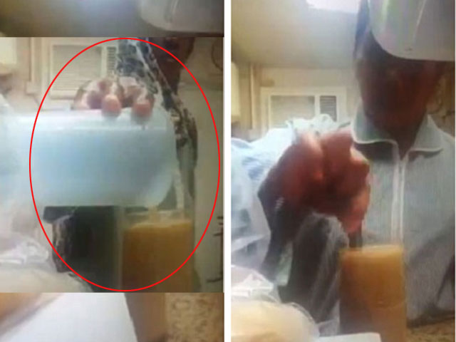 Bạn trẻ - Cuộc sống - Sốc clip giúp việc đổ nước tiểu vào nước cam của chủ