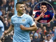 Bóng đá - Ghi bàn như máy, Suarez vẫn bị chê thua kém Aguero