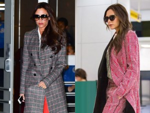 Bí quyết mặc đẹp - Victoria Beckham mặc thời trang sân bay đẹp nhất