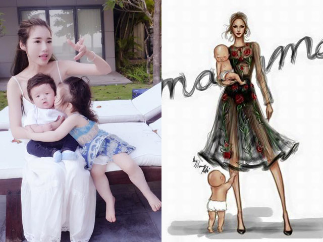 Bạn trẻ - Cuộc sống - 18 khoảnh khắc hạnh phúc của mẹ con Elly Trần