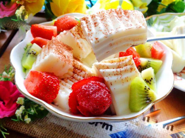 Ẩm thực - Sữa chua dẻo thơm mát cho ngày hè