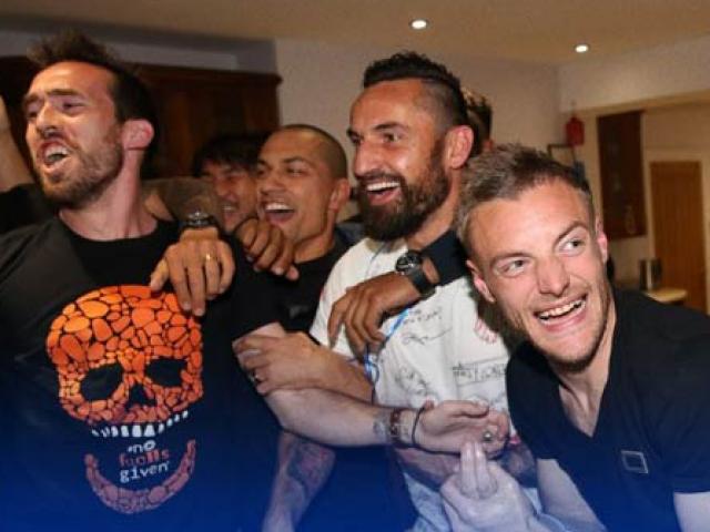 Bóng đá - Vô địch sớm, sao Leicester ăn mừng như “điên dại”