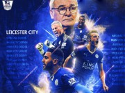 Bóng đá - Leicester City vô địch NHA: Nhà vua chân đất (Infographic)