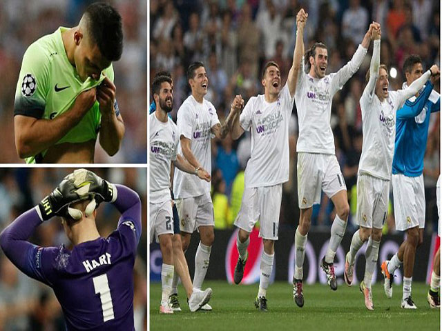 Bóng đá - Báo chí Anh chê Man City, hân hoan với Real