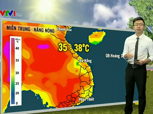 Tin tức trong ngày - Dự báo thời tiết VTV 7/5: Nam Bộ đón cơn mưa "vàng"