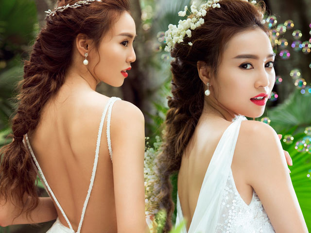 Người mẫu - Hoa hậu - Nàng "Cám" Lan Ngọc vai trần gợi cảm giữa rừng