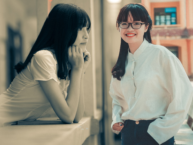 Bạn trẻ - Cuộc sống - Bộ ảnh kỷ yếu phiên bản thôn nữ "gây sốt"