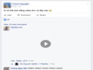 Công nghệ thông tin - Facebook cho phép Facebooker Việt bình luận bằng video