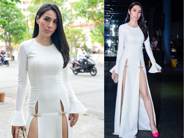 Xu hướng thời trang - Choáng với chiếc váy quá táo bạo của Thủy Tiên