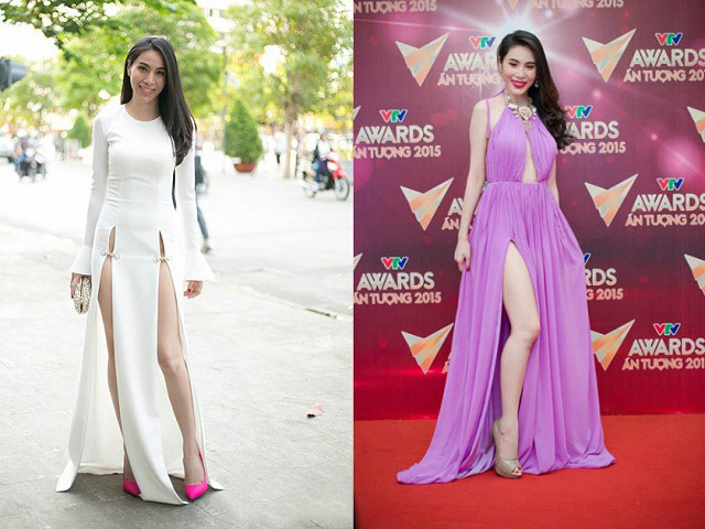 Thời trang - 4 mẫu váy cắt xẻ "gây bão" của Thủy Tiên