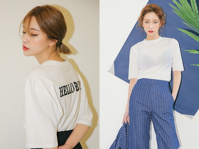 Xu hướng thời trang - Hè, áo phông trắng và cô nàng ngại mặc điệu