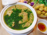 Ẩm thực - Canh cua mồng tơi thanh mát ngày hè