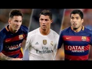 Bóng đá - Cầu thủ hay nhất Liga: Messi, CR7 không xứng bằng Suarez