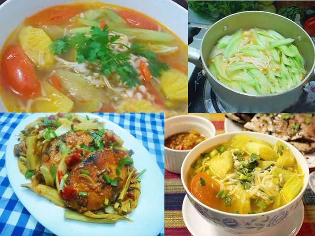 Ẩm thực - Bữa cơm ngon lành với cá thu sốt dưa, canh nấm nấu chua