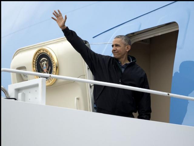Ảnh: Ông Obama lên Không lực Một, rời Mỹ đến Việt Nam