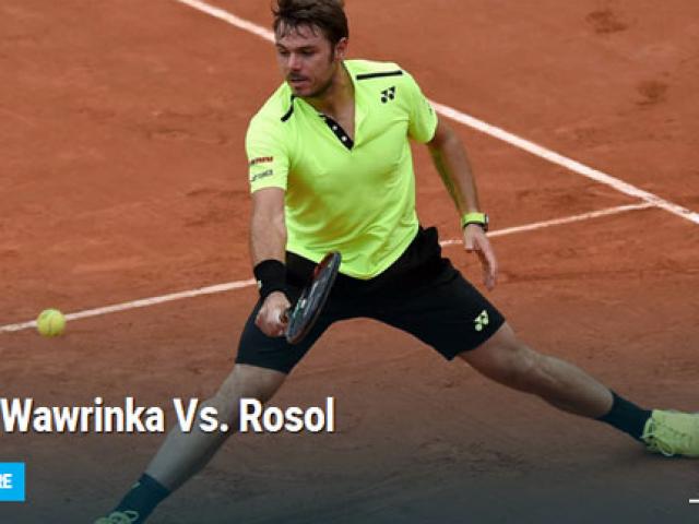 Thể thao - Wawrinka – Rosol: Ngai vàng lung lay (vòng 1 Roland Garros)