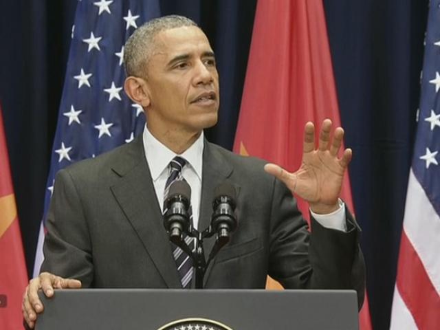 Ông Obama có dùng “máy nhắc bài” khi phát biểu?