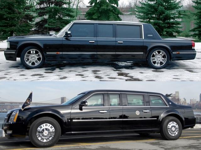 So sánh xe “Quái thú” của Obama và siêu xe của Putin