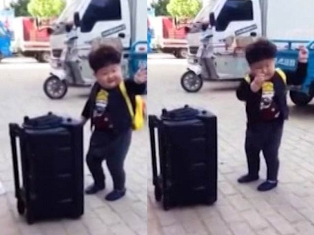 Cười 24h - Nhạc nổi lên, nhóc tì nhảy nhót quên cả trời đất