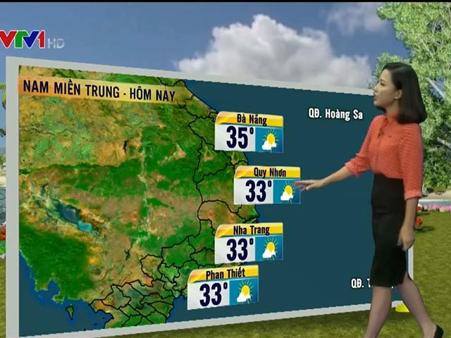 Tin tức trong ngày - Dự báo thời tiết VTV ngày 30/5: Mưa giông vào chiều tối tái diễn ở miền Bắc