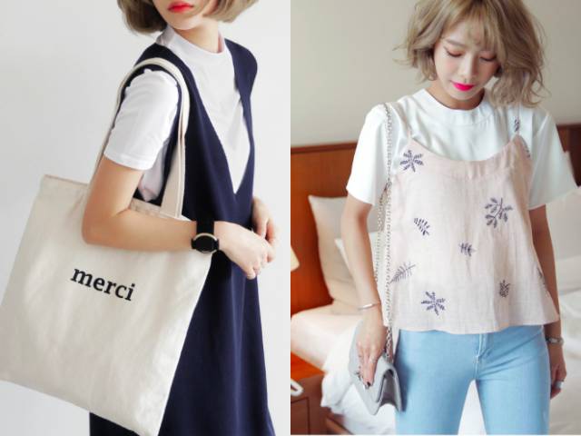 Thời trang - Áo phông + 2 dây vẫn siêu mốt trong hè này