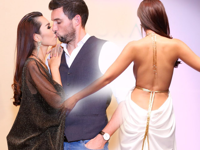 Người mẫu - Hoa hậu - Hà Anh khoe trọn lưng trần, "khóa môi" hôn phu