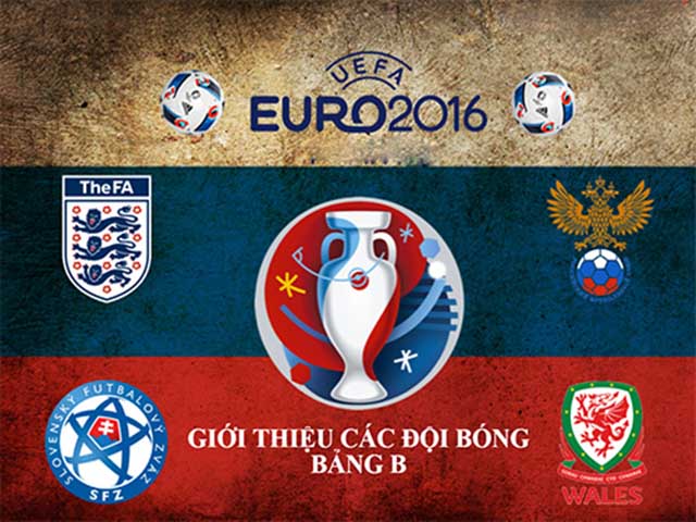 Bóng đá - (Infographic) Euro 2016 - Bảng B: Dấu hỏi "sư tử" Anh