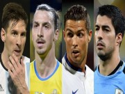 Bóng đá - Đọ đội hình Copa – Euro: Messi, Suarez đấu CR7, Ibra