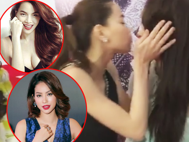 Người mẫu - Hoa hậu - Hà Hồ hôn Phạm Hương để "dập tắt" tin đồn bất hòa