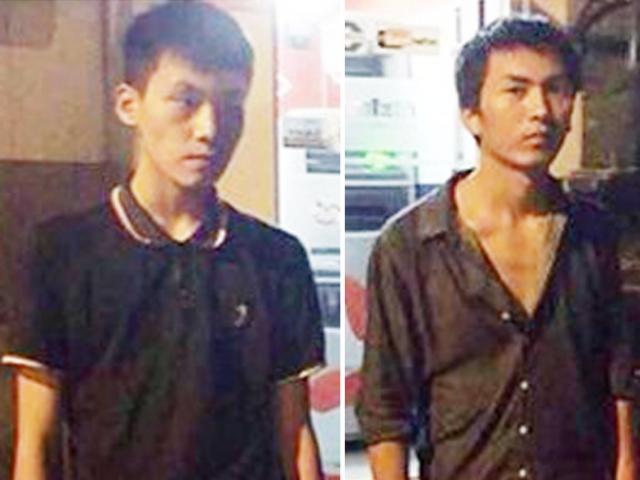 Bắt quả tang 2 thanh niên TQ rút trộm tiền cây ATM