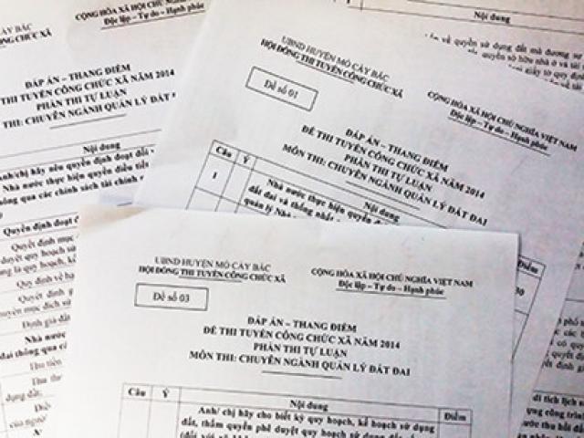 Tin tức trong ngày - Điều tra vụ tố "mua bán đề thi công chức"