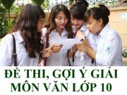 Tin tức trong ngày - Gợi ý đáp án đề thi vào lớp 10 môn Văn TP Hà Nội năm 2016