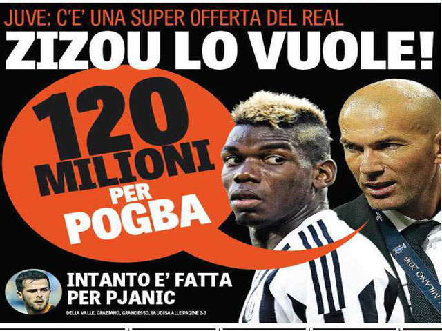 Bóng đá - MU coi chừng, Real ra giá 120 triệu euro cho Pogba