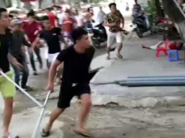 Video An ninh - Clip: 60 côn đồ truy sát một gia đình ở Phú Thọ