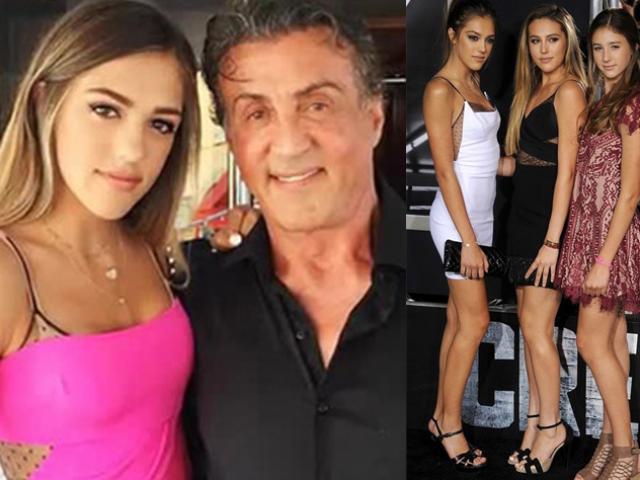 Người mẫu - Hoa hậu - 3 cô con gái chân dài đẹp như tiên của người hùng Rambo