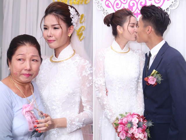 Bạn trẻ - Cuộc sống - Kỳ Hân khóc nức nở trong lễ ăn hỏi