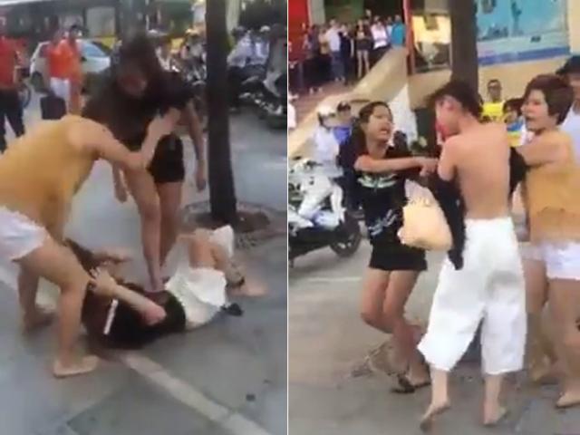 Pháp luật - Bắt 2 phụ nữ đánh ghen cô gái trẻ trước siêu thị Big C