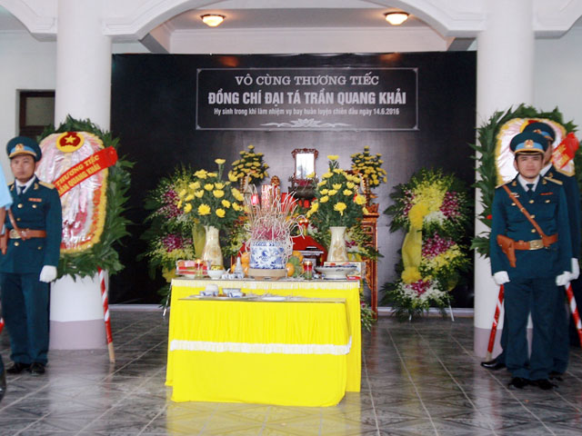 Xúc động Lễ truy điệu Đại tá Trần Quang Khải