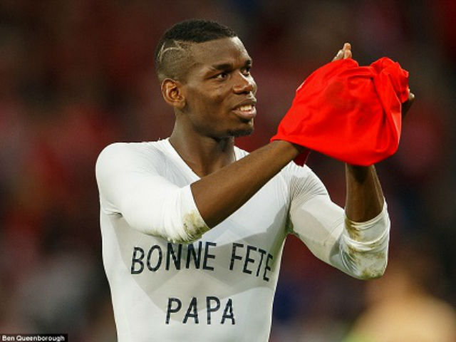 Bóng đá - Ảnh đẹp Euro 20/6: Pogba chúc mừng "Ngày của bố"
