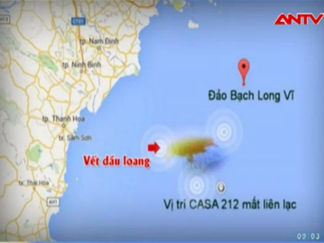 Video An ninh - Phát hiện vệt dầu loang nghi của CASA