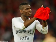 Bóng đá - Ảnh đẹp Euro 20/6: Pogba chúc mừng &quot;Ngày của bố&quot;