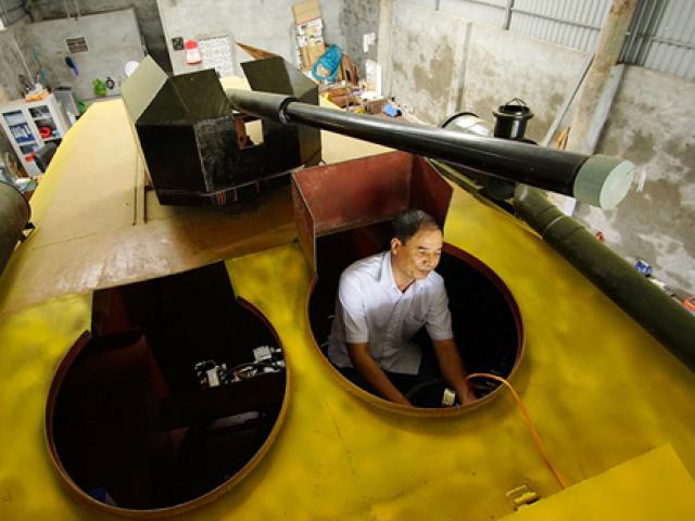 Tin tức trong ngày - Đại tướng quân Tây Ninh bình xe bọc thép của "thợ vườn" HN