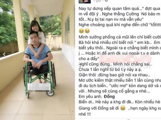 Tình yêu cổ tích của nữ sinh Việt với bạn trai cụt chân