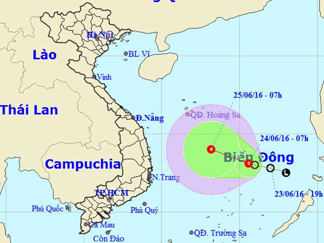 Tin tức trong ngày - Áp thấp nhiệt đới mạnh xuất hiện trên Biển Đông